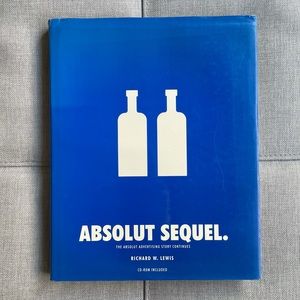 Absolut Sequel. Coffee Table Book by Richard W. Lewis with CD-rom